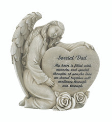 12 Pcs - Angel With Heart  “Special Dad” ~ Polyresin