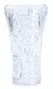 12 Pcs - 11 Inch Rose Vases - Clear Plastic