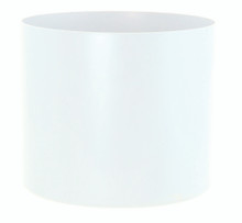 8-Pack 10 Inch White Plastic Planters