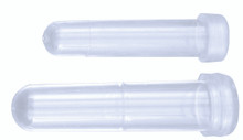1000-Pack 3 Inch Clear Diamond Line Water Tubes