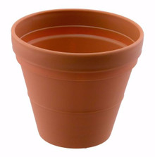 20 Pcs - 8 Inch Garden Pots - Clay Plastic