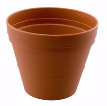 12 Pcs - 12 Inch Garden Pots - Clay Plastic
