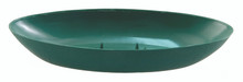 24 Pcs - Boat Shaped Large Centerpiece Dishes - Green Plastic