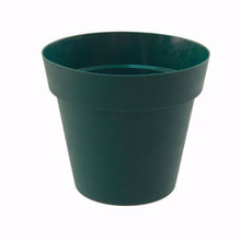 48 Pcs - Diamond Line 4 Inch Round Pot Covers - Green Plastic