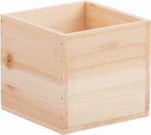48-Pack 4 Inch Natural Wooden Planters