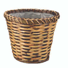 52 Pcs - Stained Rattan Basket Pot Covers - 6 Inch
