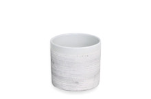 24 Pcs - 4 Inch Ceramic Planter Pot With Glazed Rim