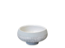 12 Pcs - Ceramic Two-Toned Gray/Blue Tray Medium