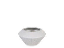 18 Pcs - Ceramic Matte White UFO Planter Pot