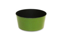 24 Pcs - Plastic 9 Inch Round Planter Moss Green