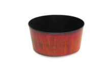 12 Pcs - Plastic 11 Inch Round Tray Planter Burgundy