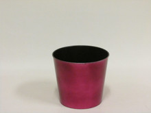 12 Pcs - Plastic 8 Inch Round Planter Pot Fuchsia