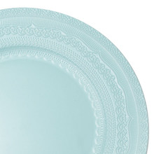 Case of 24 Lace Rim Melamine Charger Plate 13" - Blue