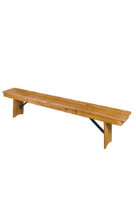 Chestnut 8 Foot (96" x 12") Farm Bench