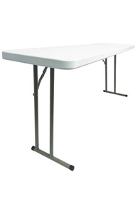 6 Foot (72″ x 18″) Rectangle Heavy Duty Plastic Table