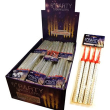 120pc - Bottle or Cake Sparklers -  6 Inch - Bulk Discount