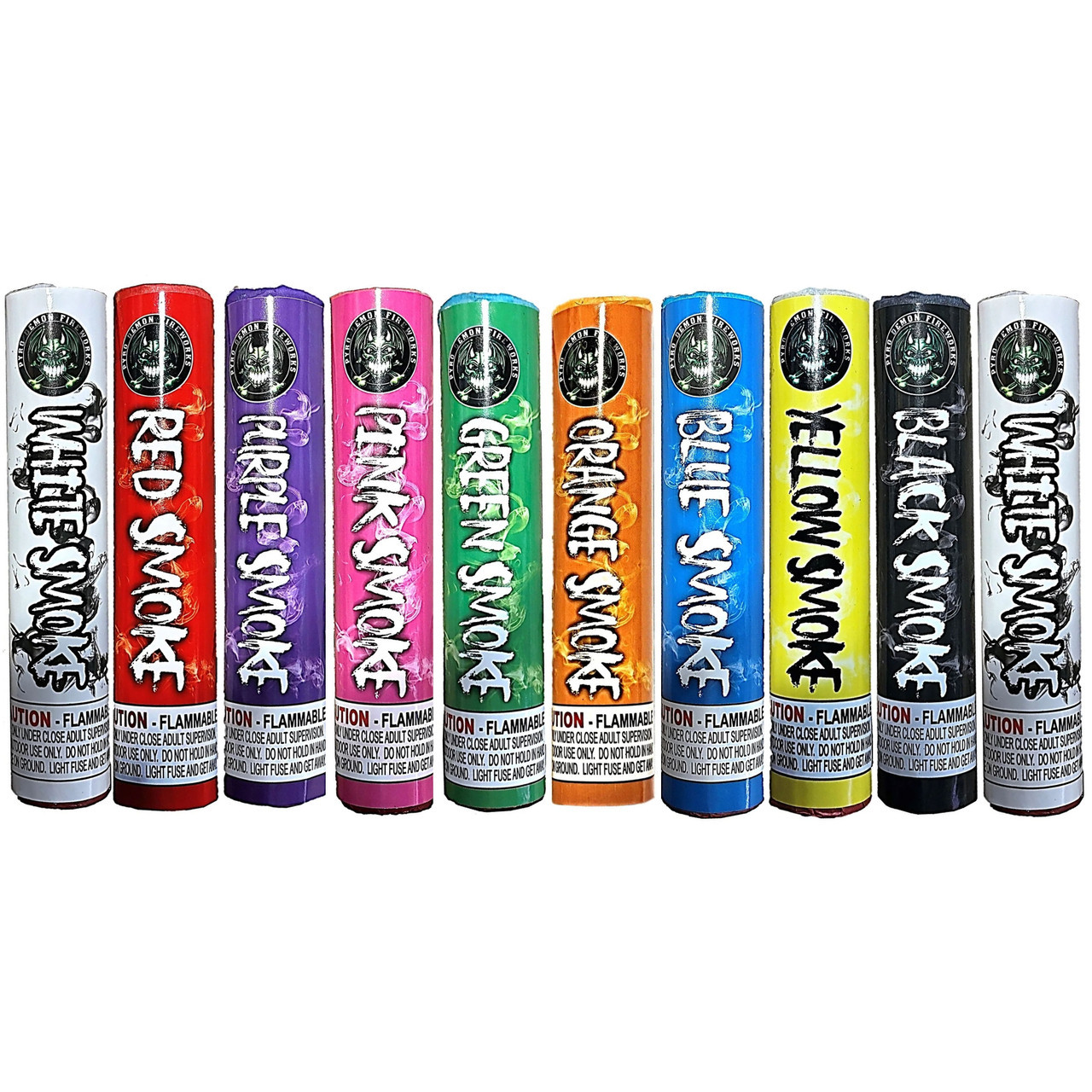 Case of 90 Assorted Color Sticks Smoke Bombs - Deluxe Photographer