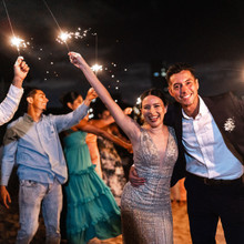 36 Inch Gold Wedding Sparklers - 120 Pieces