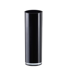 Glass Black Cylinder Vases 12" - 12  Pieces