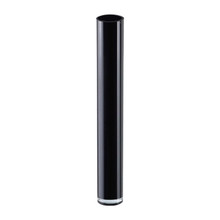 Black Glass Cylinder Vase 40" - 2 Pieces