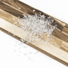 Clear Crushed Glass Gravel Vase Filler - 28 lbs