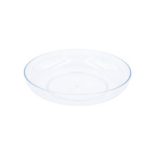 Plastic Floral Designer Dish – 9" – Clear Colors – Inner Pack 12 pcs / Full Case 96 pcs