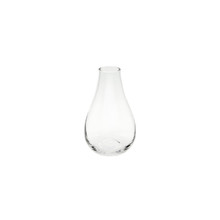 Clear Glass Teardrop Bud Vase – 5.9" – Sold by Case (12 pcs/case)