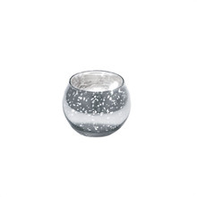 Mercury Bubble Bowl Vase / Votive Candle Holder – 3" – Silver Colors – Inner Pack 6 pcs / Full Case 72 pcs