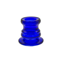Blue 2" Sculpted Taper Candle Holder – 48 Pieces
