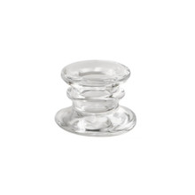 Clear 1.45" Orbit Taper Candle Holder – 48 Pieces