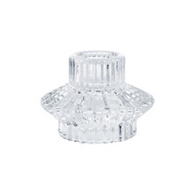 Clear 3.1" Clear Bespoke Taper, Tealight & Votive Candle Holder – 48 Pieces