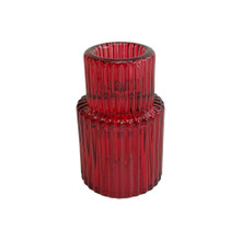 Red 2.75" Art Deco Taper Candle Holder – 48 Pieces