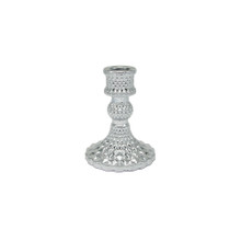 Silver 4.1" Harlequin Taper Candle Holder – 24 Pieces