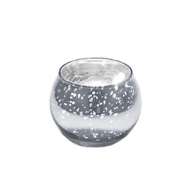 Silver Mercury Bubble Bowl Vase / Votive Candle Holder – 4" – Various Colors – Inner Pack 6 pcs / Full Case 48 pcs