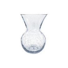 Clear Frostveil Vase – 9.2" – 12 pcs/case