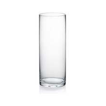 Clear Cylinder Glass Vase – 3" x 8" – 12 pcs/case
