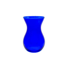 Blue Serendipity Glass Vase – 7.1" – Various Colors – 12 pcs/case