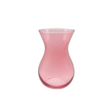 Pink Serendipity Glass Vase – 7.1" – Various Colors – 12 pcs/case