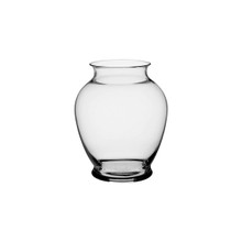 Clear Dunham Urn Vase, Machine Blown – 6.25" – 12 pcs/case