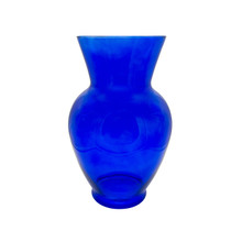 10.6" Blue Glass Classic Ginger Jar - 6 Pieces