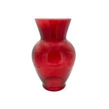 10.6" Red Glass Classic Ginger Jar - 6 Pieces