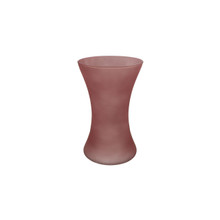 Frosted Pink / Blush Rosario Vase, Machine Blown – 7.75" – 9 pcs/case