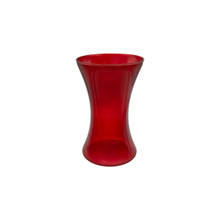 Red Rosario Vase, Machine Blown – 7.75" – 9 pcs/case