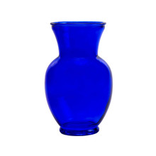 10.6" Blue Glass Ginger Jar - 6 Pieces