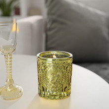 Gold Primrose Mercury Votive Candle Holder – 3.15" – 72 pcs/case (Inner Pack of 6)