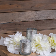 Silver Bubble Mercury Votive Candle Holder – 3.1" – 72 pcs/case (Inner Pack of 6)