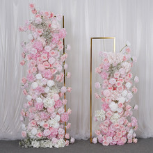 5D Rose Hydrangea Baby’s Breath Wedding Backdrop Arch KT Board Decor Floral – 2pcs flower (No Stand)