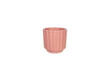 36 Pcs - 3 Inch Ceramic Matte Terracotta Flutted Pot