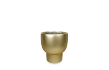 12 Pcs - 4 Inch Ceramic Matte Champagne Gold Compote Bowl
