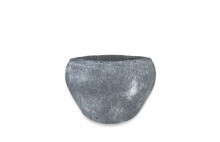 8 Pcs - Cement Black White Wash Oval Tray
